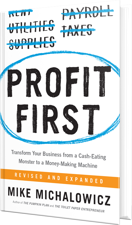 profit first book cover, make more money